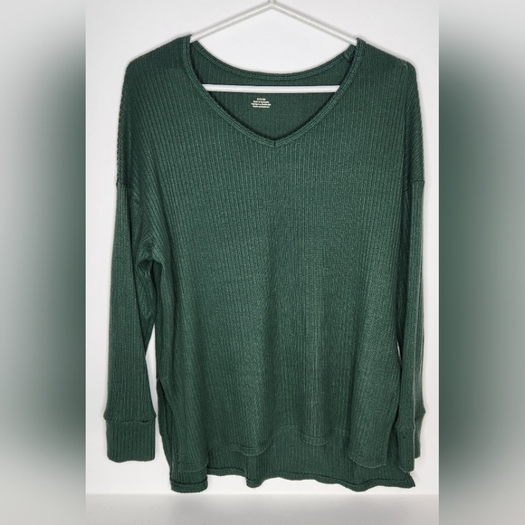 American Eagle soft green long sleeve shirt Size Small - Picture 1 of 6
